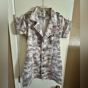 Camouflage military Halloween costume for ladies